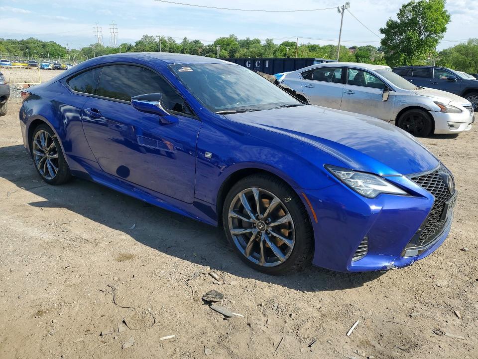 2019 Lexus VIN JTHSZ5BC6K5009907 COPART salvage auction — FRONT END, Md - Cert Of Salvage > 75% Damage, sold $5,700 on 2026-07-07 (photo 4)