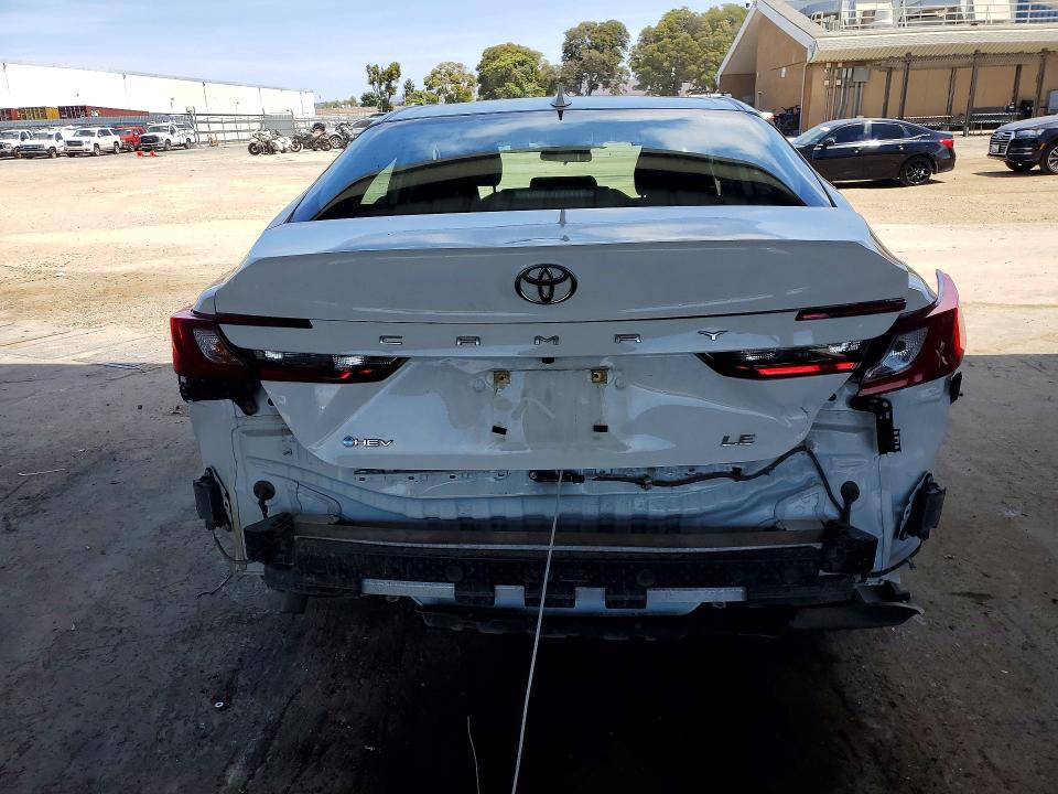2025 Toyota Camry VIN 4T1DAACK4SU117072 COPART salvage auction — REAR END, Fl - Cert Of Title Slvg Rebuildable, sold $125 on 2026-07-27 (photo 6)