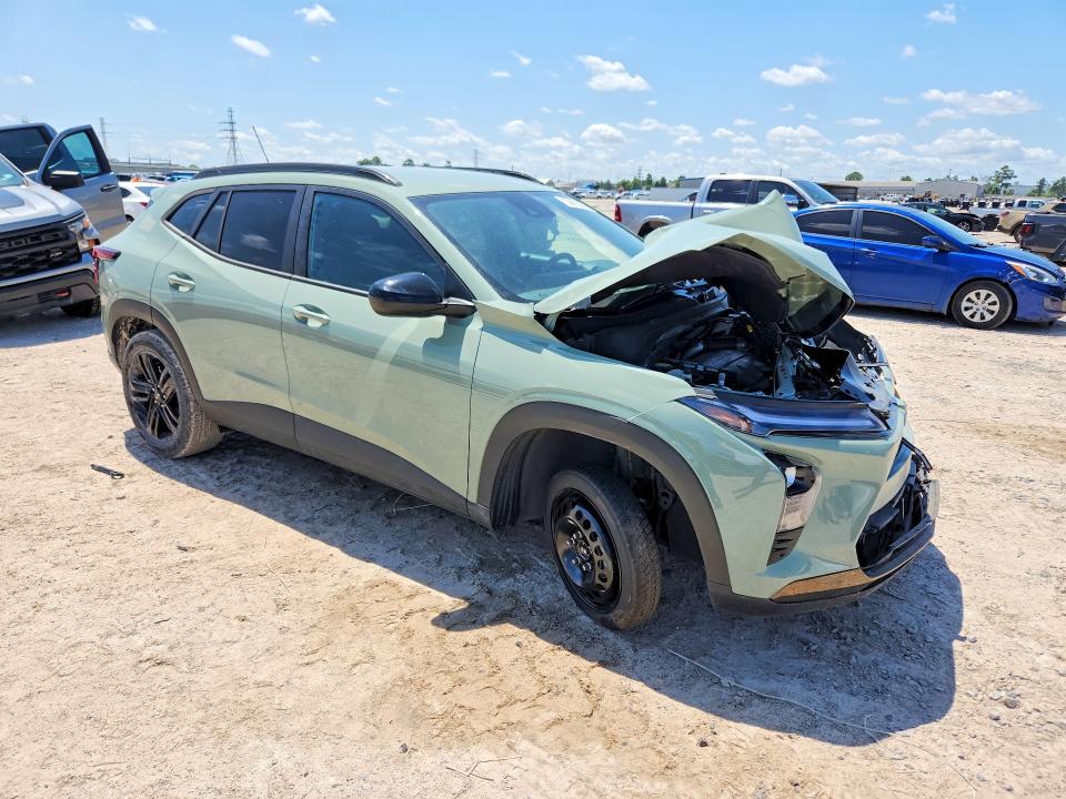 2025 Chevrolet VIN KL77LKEP3SC101104 COPART salvage auction — FRONT END, Tx - Salvage Vehicle Title, sold $175 on 2026-07-21 (photo 4)