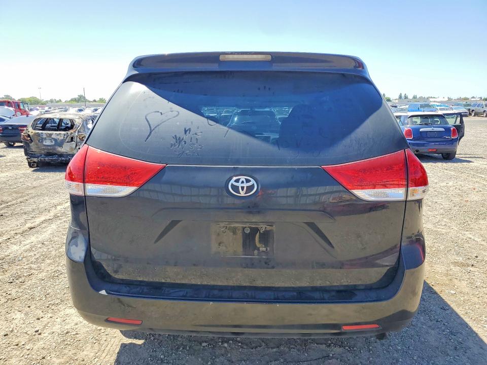 2012 Toyota Sienna VIN 5TDZK3DC3CS199988 COPART salvage auction — SIDE, Ca - Salvage Certificate, sold $2,250 on 2026-07-07 (photo 6)