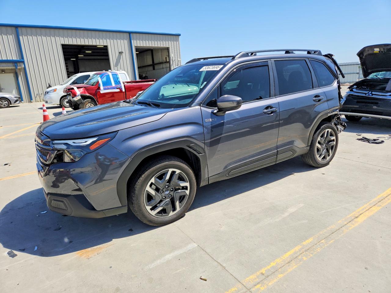 2025 Subaru Forester VIN JF2SLSED4SH435732 COPART salvage auction — Rear End, KY - CERT OF TITLE-SALVAGE, sold $9,600 on 2026-07-09 (photo 1)