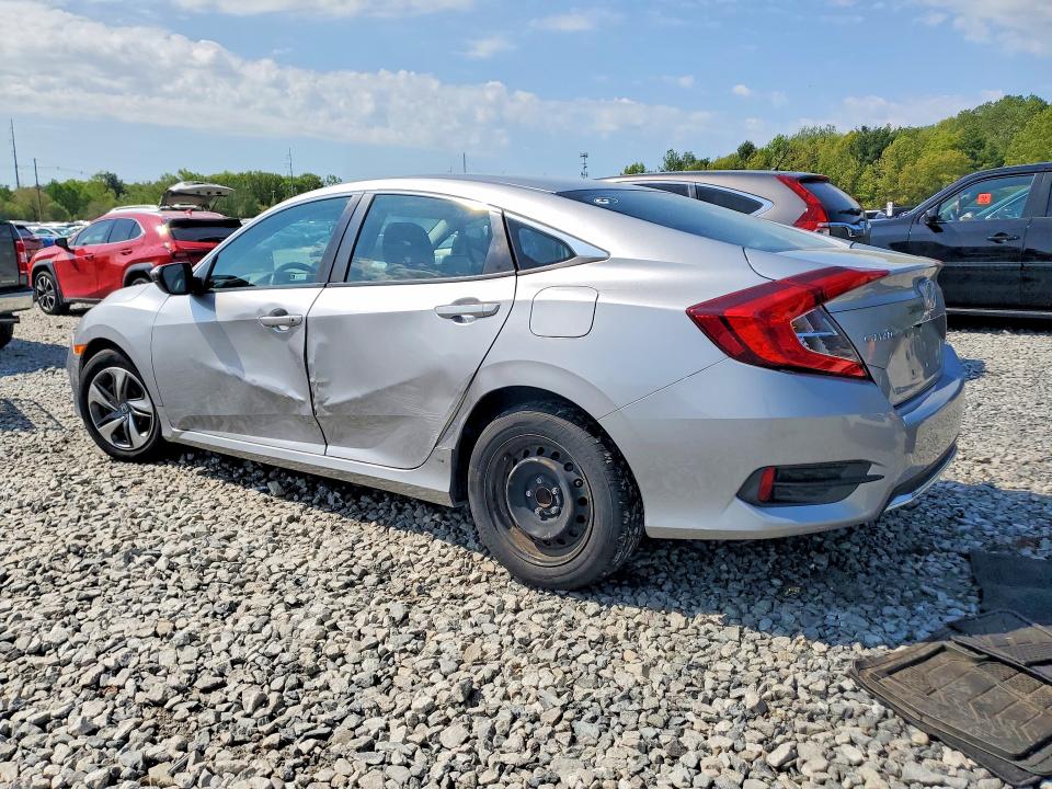 2019 Honda Civic VIN 2HGFC2F62KH540989 COPART salvage auction — SIDE, MA - CERT OF TITLE-SALVAGE, sold $4,700 on 2026-07-02 (photo 2)