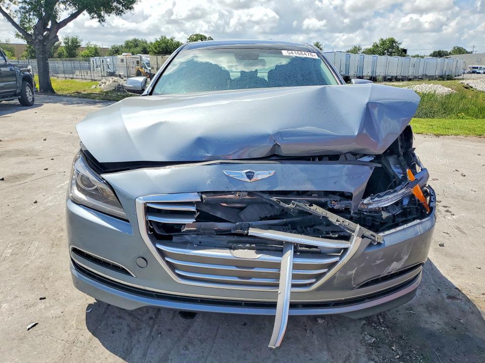 2015 Hyundai Genesis VIN KMHGN4JE4FU028558 COPART salvage auction — FRONT END, Fl - Cert Of Title Slvg Rebuildable, sold $2,200 on 2026-07-28 (photo 5)
