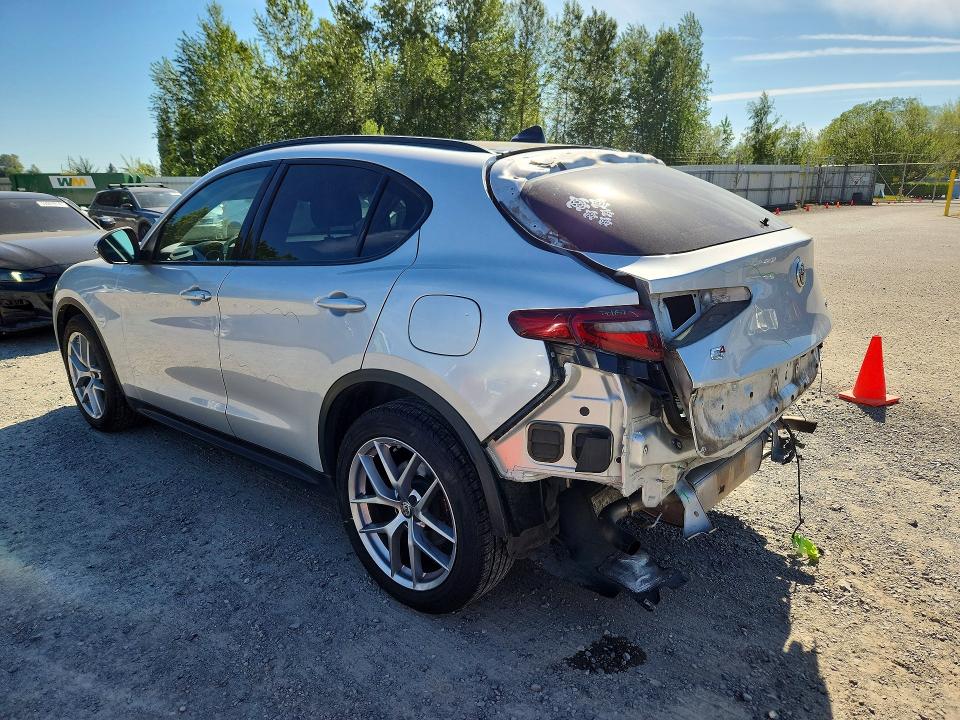 2018 Alfa romeo Stelvio VIN ZASFAKPN9J7B96878 COPART salvage auction — REAR END, Wa - Bill Of Sale, sold $4,700 on 2026-07-06 (photo 2)