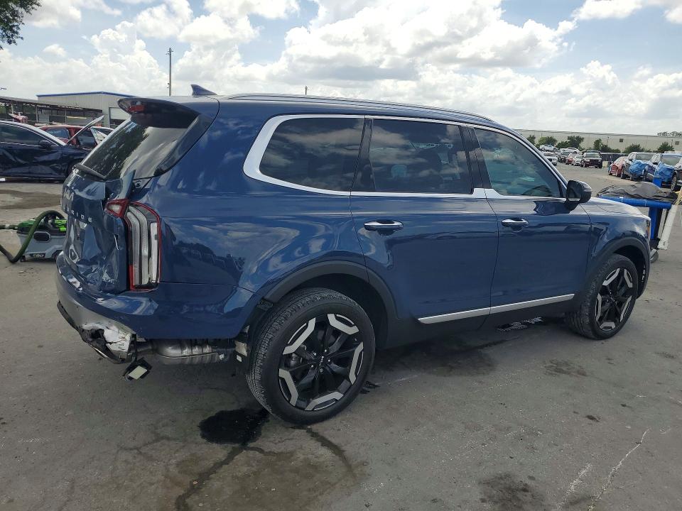 2025 Kia Telluride VIN 5XYP64GC5SG638617 COPART salvage auction — REAR END, Fl - Cert Of Title Slvg Rebuildable, sold $16,400 on 2026-07-09 (photo 3)