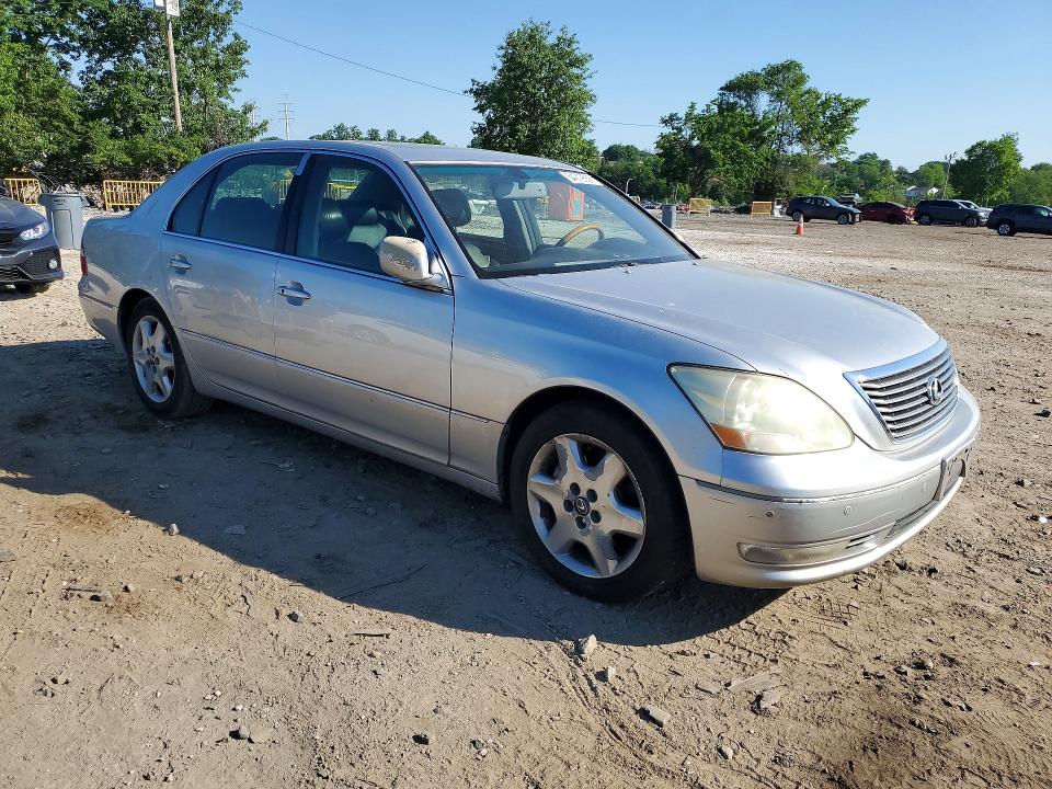 2004 Lexus Ls VIN JTHBN36FX40150712 COPART salvage auction — REAR END, Md - Cert Of Salvage > 75% Damage, sold $700 on 2026-07-23 (photo 4)