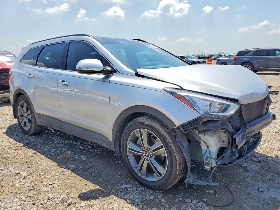 2015 Hyundai VIN KM8SRDHF3FU127000 COPART salvage auction — FRONT END, Tx - Salvage Vehicle Title, sold $2,400 on 2026-07-06 (photo 4)
