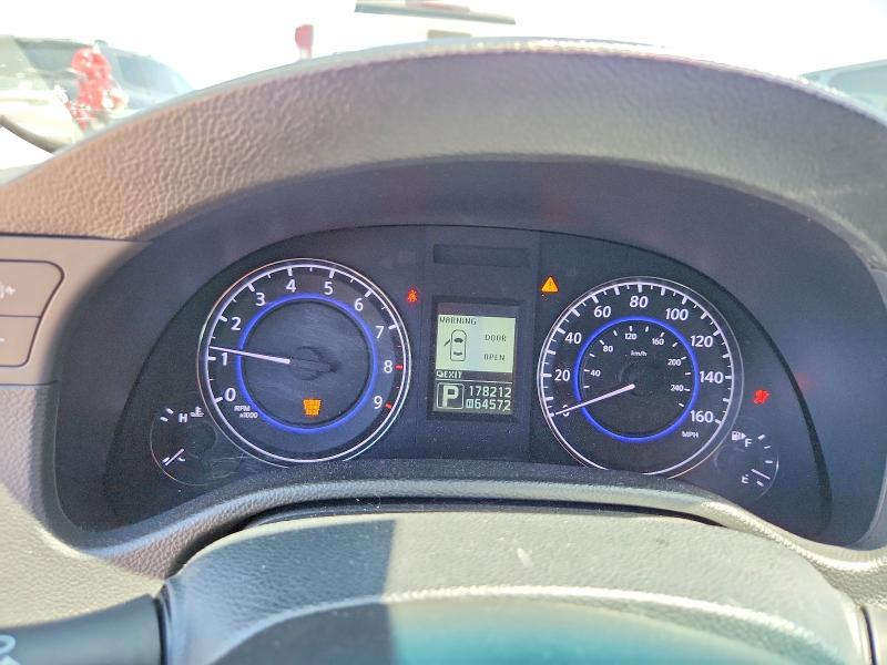 2013 Infiniti G VIN JN1CV6AR0DM752233 COPART salvage auction — FRONT END, AZ - CERT OF TITLE - SALVAGE, sold $1,150 on 2026-07-06 (photo 9)