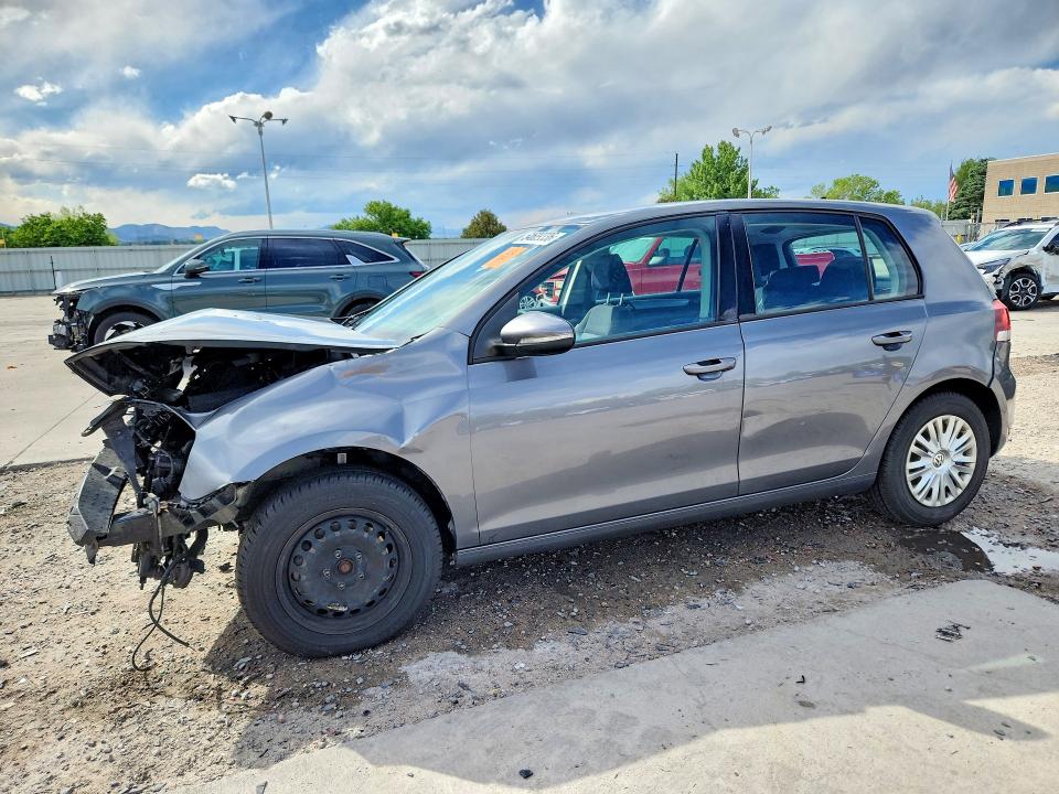 2012 Volkswagen Golf VIN WVWDB7AJ1CW113369 COPART salvage auction — FRONT END, Co - Public - Salvage Title, sold $500 on 2026-07-08 (photo 1)