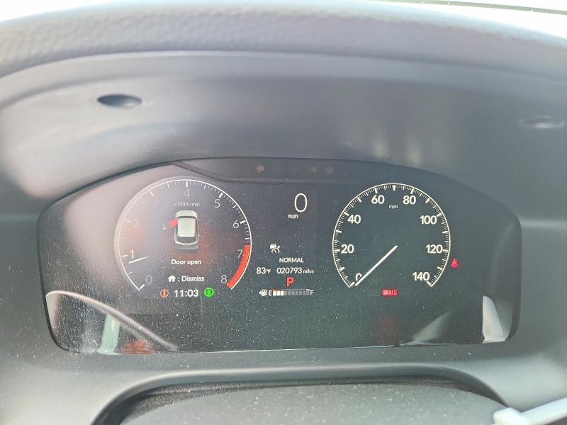 2025 Honda Hr-v VIN 3CZRZ1H56SM725633 COPART salvage auction — HAIL, TX - CERTIFICATE OF TITLE, sold $12,000 on 2026-07-28 (photo 9)
