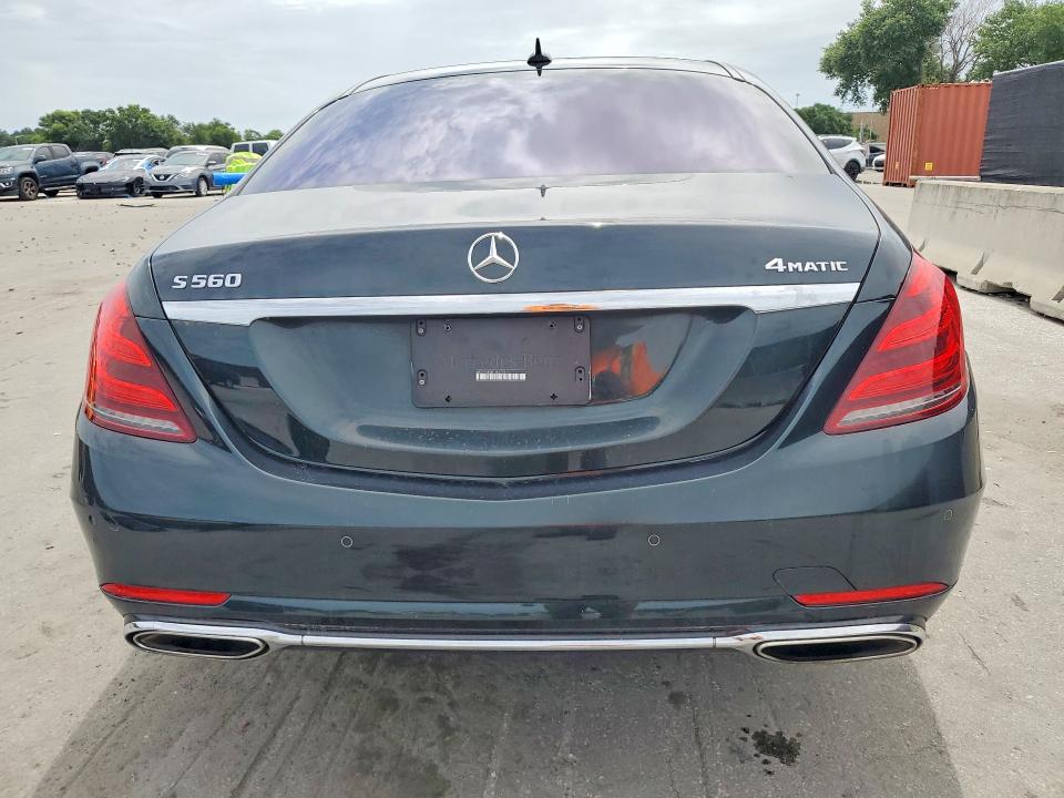 2018 Mercedes-benz S-klasse VIN WDDUG8GB7JA372245 COPART salvage auction — FRONT END, Fl - Cert Of Title Slvg Rebuildable, sold $14,200 on 2026-08-11 (photo 6)