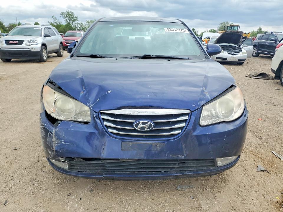 2010 Hyundai Elantra VIN KMHDU4AD6AU884949 COPART salvage auction — FRONT END, Il - Salvage Certificate, sold $300 on 2026-07-14 (photo 5)
