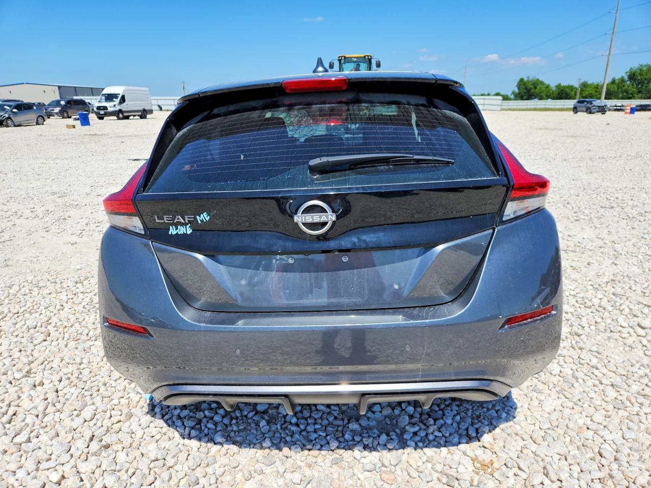 2023 Nissan Leaf VIN 1N4AZ1BV1PC558107 COPART salvage auction — Front End, TX - CERTIFICATE OF TITLE, sold $1,450 on 2026-07-09 (photo 6)