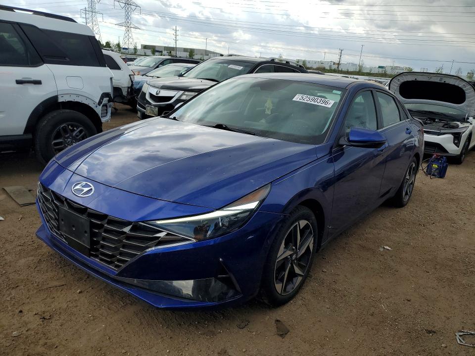 2022 Hyundai Elantra VIN 5NPLP4AG5NH068347 COPART salvage auction — FRONT END, WV - SALVAGE CERTIFICATE, sold $250 on 2026-07-28 (photo 1)