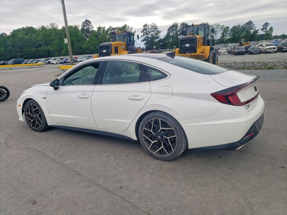2023 Hyundai Sonata VIN KMHL14JC8PA278672 COPART salvage auction — FRONT END, Nc - Salvage Certificate Of Title, sold $9,600 on 2026-07-02 (photo 2)