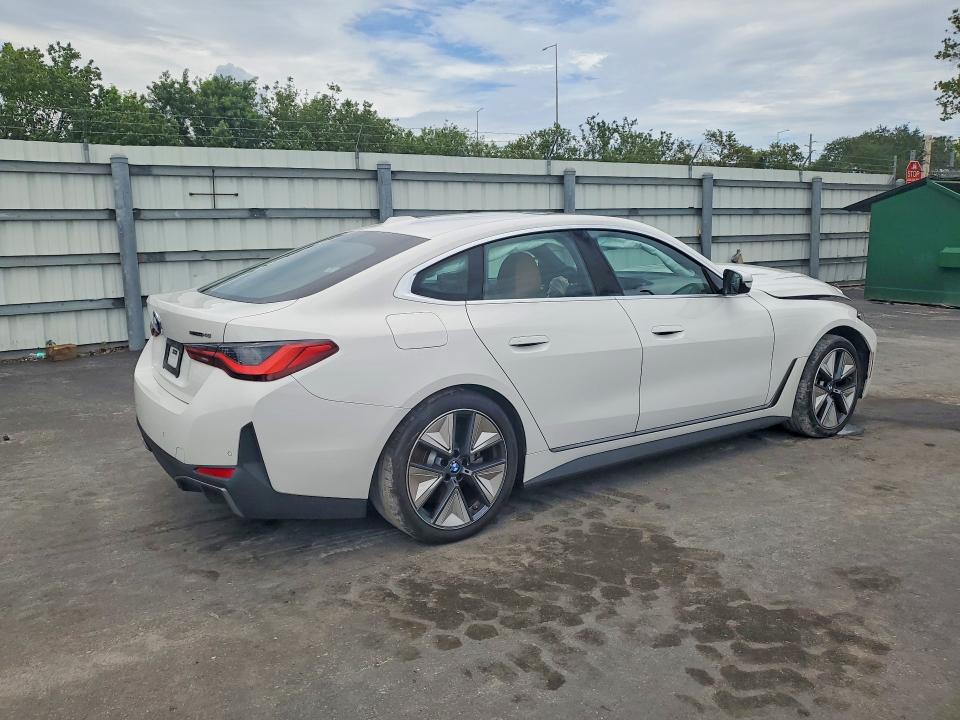 2025 BMW I4 VIN WBY23HD06SFV61214 COPART salvage auction — FRONT END, Fl - Cert Of Title Slvg Rebuildable, sold $16,600 on 2026-07-13 (photo 3)