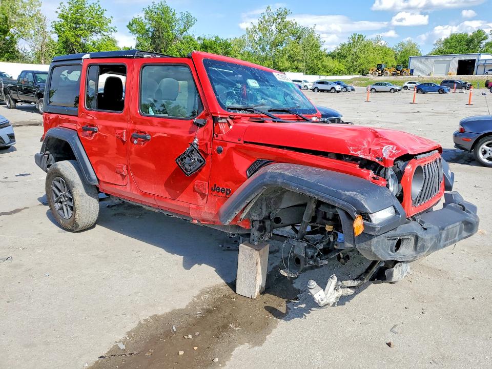 2025 Jeep Wrangler / VIN 1C4PJXDN7SW524000 COPART salvage auction — ALL OVER, Ca - Salvage Certificate, sold $7,600 on 2026-07-28 (photo 4)