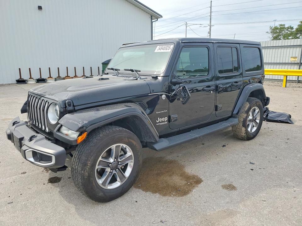 2021 Jeep Wrangler / VIN 1C4HJXEGXMW637558 — COPART salvage auction photo