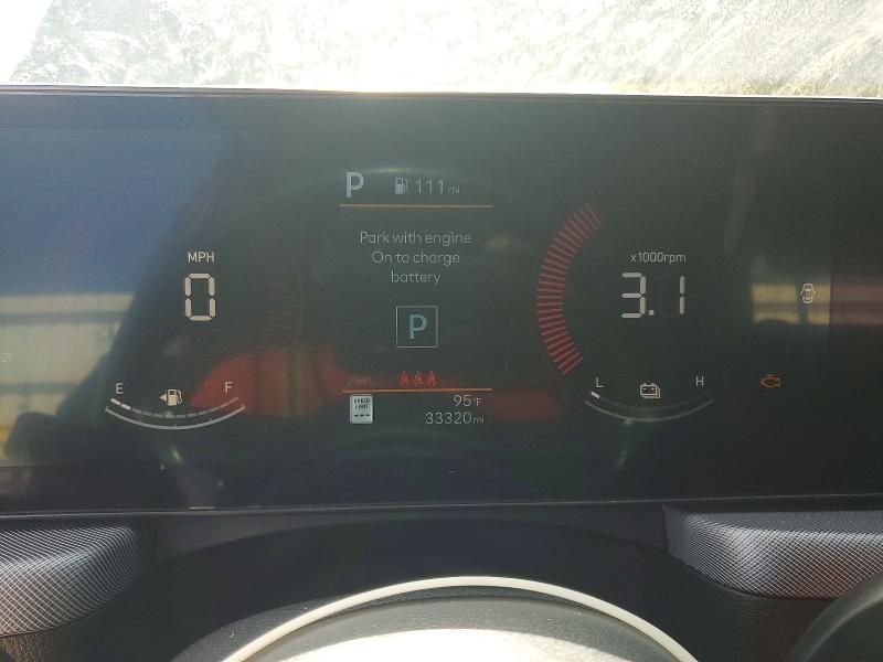 2025 Hyundai Sonata VIN KMHL34JJ4SA106897 COPART salvage auction — WATER/FLOOD, Salvage Title, sold $6,700 on 2026-07-29 (photo 9)