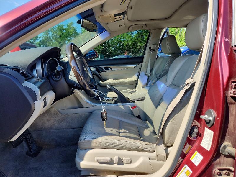 2009 Acura Tl VIN 19UUA86209A015029 COPART salvage auction — FRONT END, Md - Cert Of Salvage > 75% Damage, sold $400 on 2026-07-02 (photo 7)