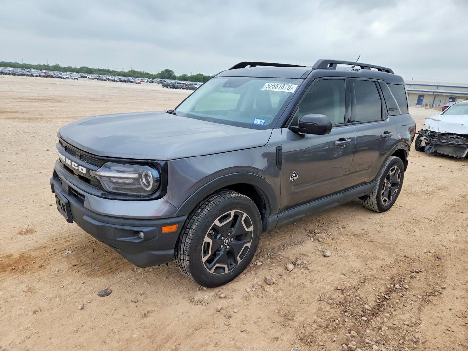 2022 Ford Bronco VIN 3FMCR9C6XNRD17715 COPART salvage auction — REAR END, Tx - Salvage Vehicle Title, sold $7,800 on 2026-07-30 (photo 1)