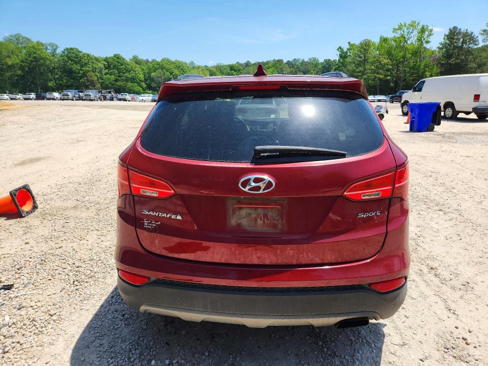 2014 Hyundai Santa fe VIN 5XYZU3LB7EG184350 COPART salvage auction — FRONT END, Nc - Salvage Certificate Of Title, sold $1,750 on 2026-07-10 (photo 6)