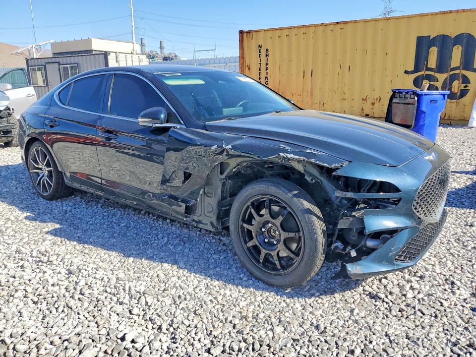 2023 Genesis G70 VIN KMTG34TA2PU123644 COPART salvage auction — FRONT END, NV - SALVAGE TITLE, sold $150 on 2026-07-27 (photo 4)