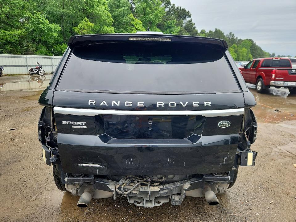 2015 Land rover RANGE ROVER VIN SALWR2VF0FA519165 COPART salvage auction — REAR END, La - Cert Of Title-Salvage, sold $4,300 on 2026-07-09 (photo 6)