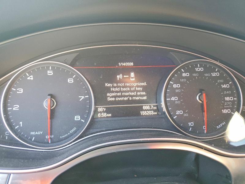 2018 Audi A6 VIN WAUC8AFC2JN023696 COPART salvage auction — REAR END, Fl - Certificate Of Title, sold $4,150 on 2026-07-30 (photo 9)