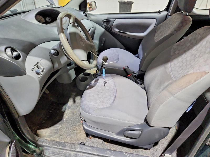 2001 Toyota Echo VIN JTDAT123710177364 COPART salvage auction — FRONT END, Nh - Cert Of Title-Salvage, sold $90 on 2026-07-28 (photo 7)