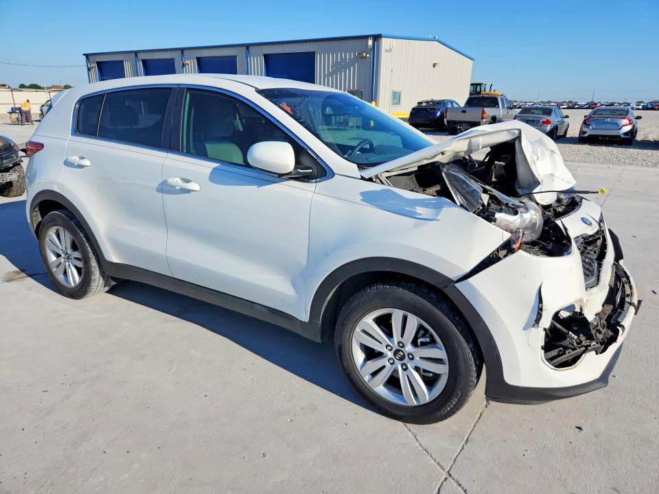 2018 Kia Sportage VIN KNDPM3AC9J7447335 COPART salvage auction — FRONT END, Tx - Salvage Vehicle Title, sold $3,100 on 2026-07-10 (photo 4)