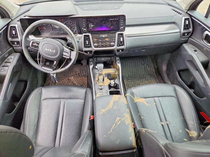 2023 Kia Sorento VIN 5XYRL4LC7PG244051 COPART salvage auction — REAR END, Mi - Certificate Of Title, sold $5,500 on 2026-07-24 (photo 8)