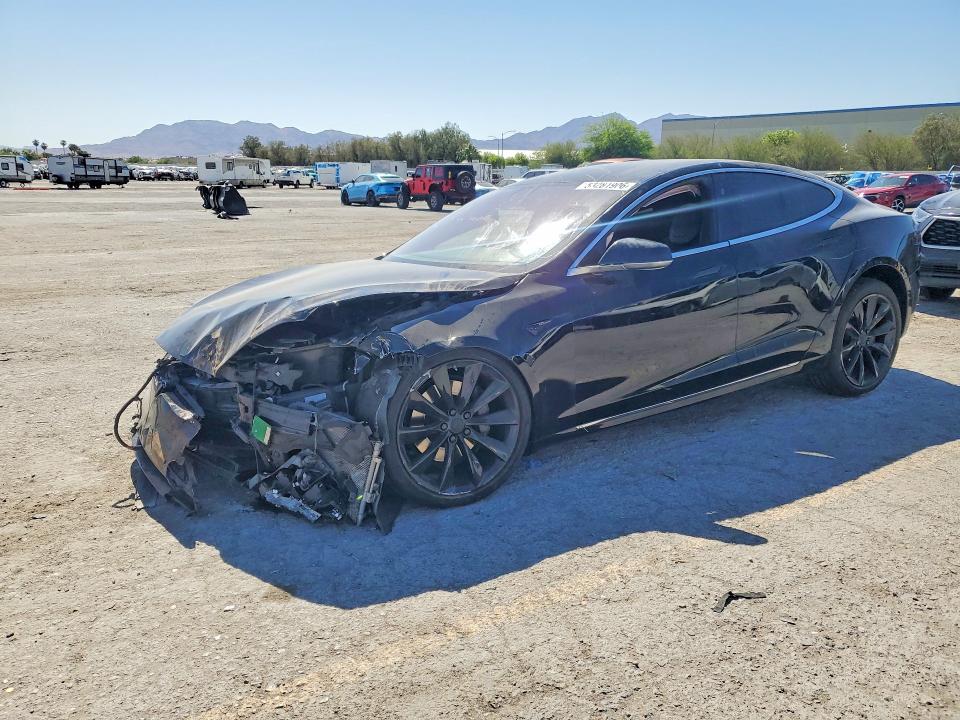 2018 Tesla VIN 5YJSA1E27JF280959 COPART salvage auction — FRONT END, Nv - Salvage Title, sold $3,200 on 2026-07-30 (photo 1)