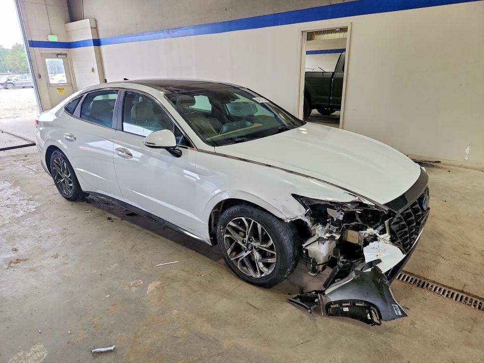 2020 Hyundai Sonata VIN 5NPEF4JA6LH000787 COPART salvage auction — FRONT END, Va - Cert Of Title - Salvage, sold $5,400 on 2026-07-10 (photo 4)