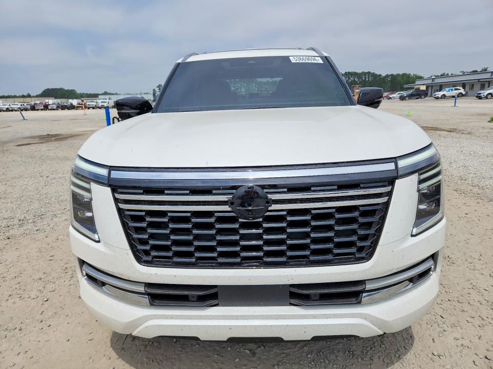 2025 Nissan Armada VIN JN8AY3BA0S9002242 COPART salvage auction — REAR END, Nc - Salvage Certificate Of Title, sold $34,000 on 2026-07-27 (photo 5)