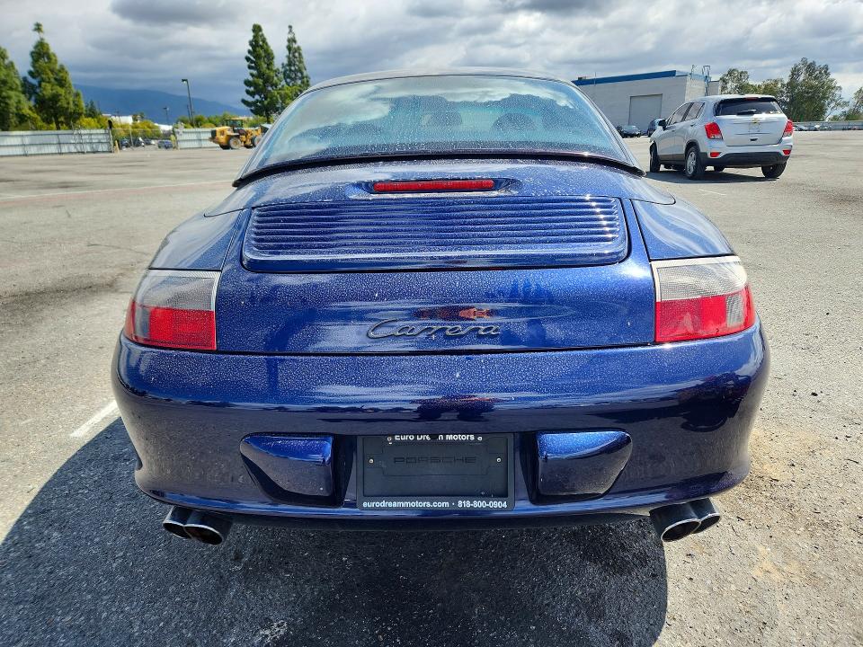 2003 Porsche 911 VIN WP0CA29913S652769 COPART salvage auction — REAR END, Ca - Salvage Certificate, sold $8,900 on 2026-07-30 (photo 6)
