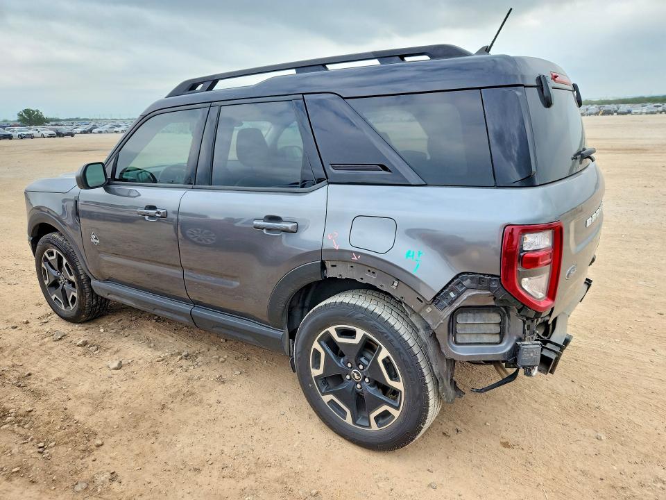 2022 Ford Bronco VIN 3FMCR9C6XNRD17715 COPART salvage auction — REAR END, Tx - Salvage Vehicle Title, sold $7,800 on 2026-07-30 (photo 2)