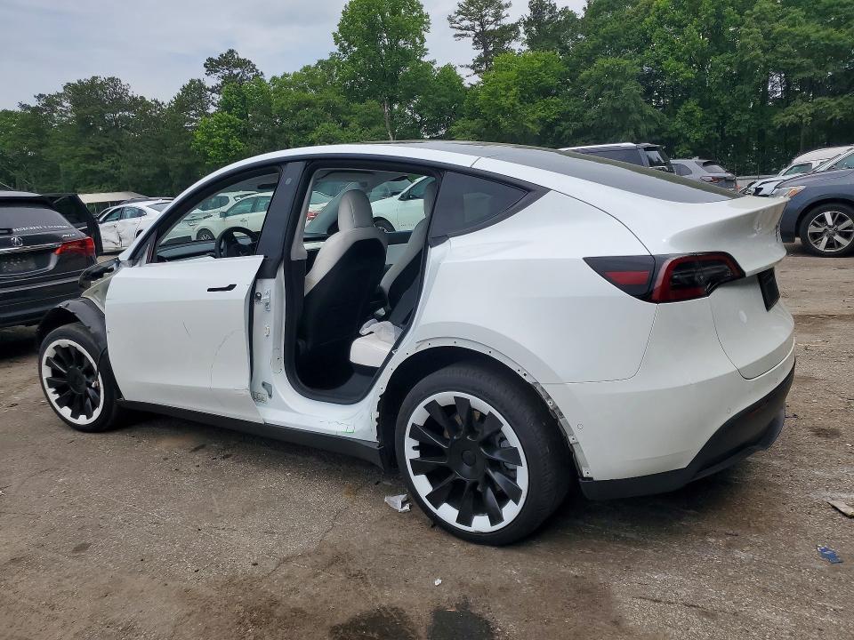 2022 Tesla Model y VIN 7SAYGDEE4NF423315 COPART salvage auction — FRONT END, GA - CERT OF TITLE-SALVAGE, sold $9,200 on 2026-07-10 (photo 2)