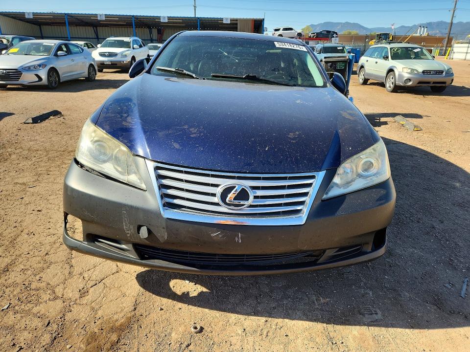 2012 Lexus ES VIN JTHBK1EG9C2493229 COPART salvage auction — REAR END, Co - Salvage Title, sold $825 on 2026-07-22 (photo 5)