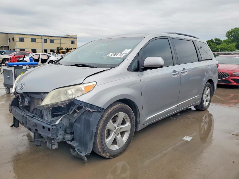 2016 Toyota Sienna VIN 5TDKK3DC8GS702731 COPART salvage auction — FRONT END, Tx - Salvage Vehicle Title, sold $2,150 on 2026-07-06 (photo 1)