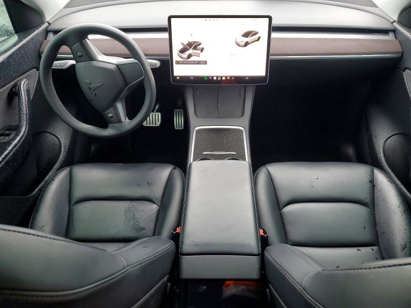 2022 Tesla VIN 7SAYGDEF8NF380865 COPART salvage auction — SIDE, Or - Salvage Title Certificate, sold $9,200 on 2026-07-27 (photo 8)