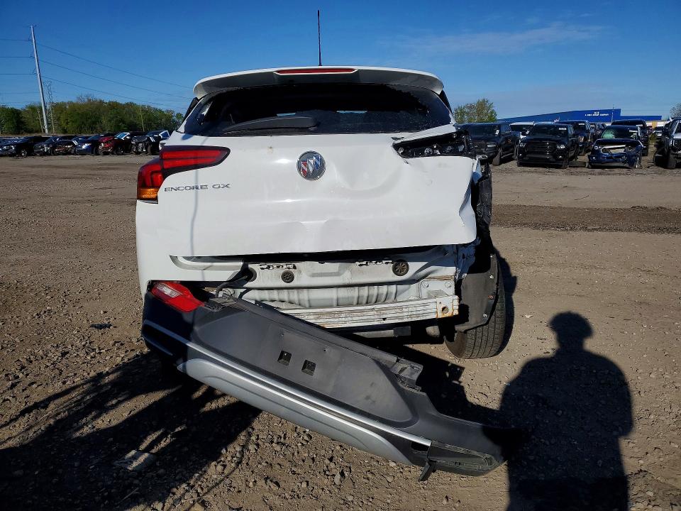 2021 Buick Encore VIN KL4MMBS27MB101508 COPART salvage auction — REAR END, Mi - Scrap Certificate Of Title, sold $3,000 on 2026-07-14 (photo 6)