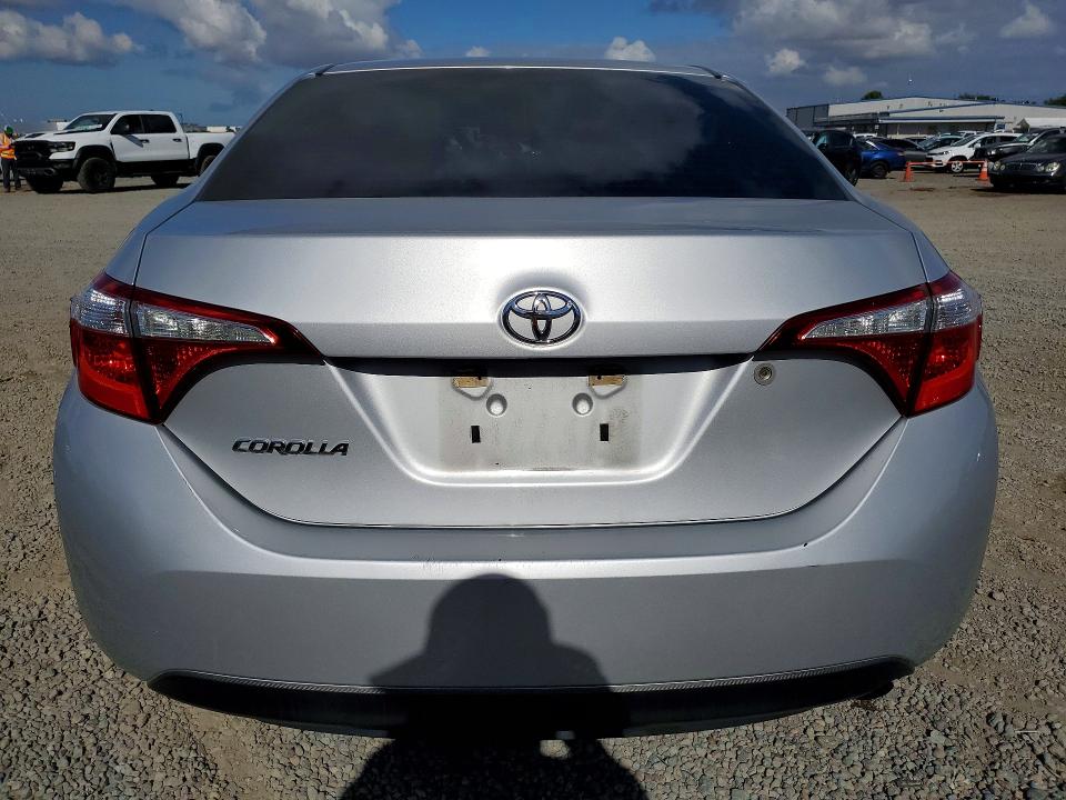 2015 Toyota Corolla VIN 5YFBURHE6FP207735 COPART salvage auction — FRONT END, Ca - Salvage Certificate, sold $2,350 on 2026-07-24 (photo 6)