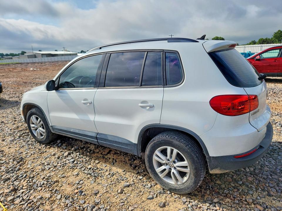 2017 Volkswagen Tiguan VIN WVGAV7AX8HK027467 COPART salvage auction — HAIL, Mo - Salvage Certificate Of Title, sold $1,550 on 2026-07-27 (photo 2)