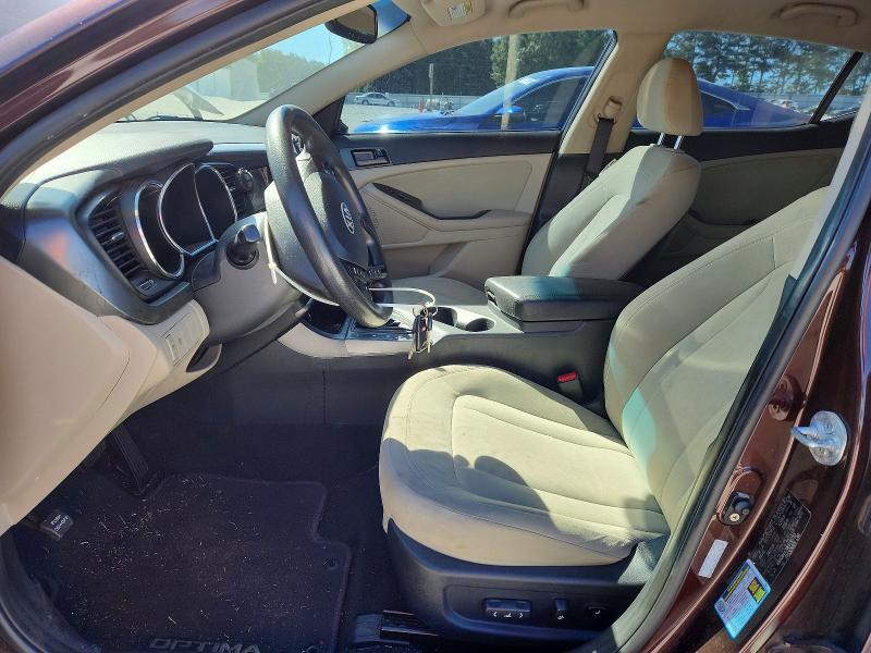 2011 Kia Optima VIN KNAGM4A79B5130755 COPART salvage auction — FRONT END, Ga - Cert Of Title-Salvage, sold $750 on 2026-07-27 (photo 7)
