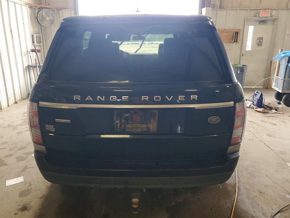 2016 Land rover RANGE ROVER VIN SALGS3EF2GA244785 COPART salvage auction — HAIL, Ar - Cert Of Title-Salvage, sold $2,950 on 2026-07-29 (photo 6)