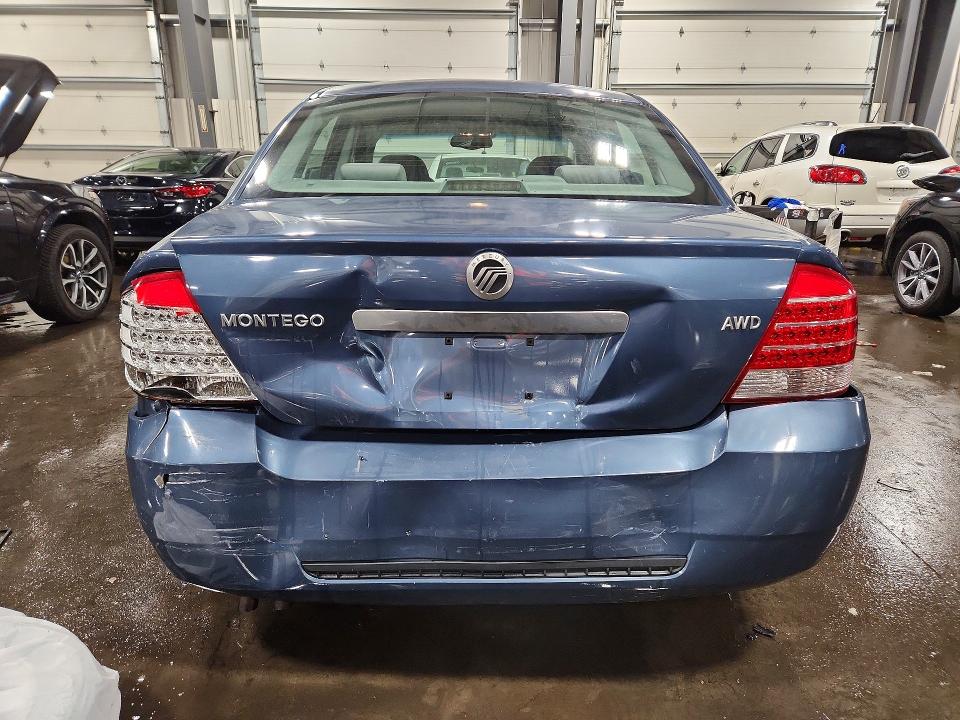 2005 Mercury Montego VIN 1MEFM41115G603162 COPART salvage auction — REAR END, MN - CERT OF TITLE-PRIOR SALVAGE, sold $725 on 2026-07-21 (photo 6)