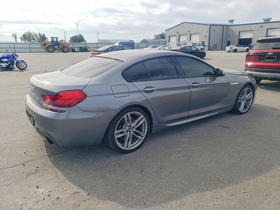 2016 BMW 6er VIN WBA6D0C58GD927883 COPART salvage auction — FRONT END, NC - SALVAGE CERTIFICATE OF TITLE, sold $7,600 on 2026-07-02 (photo 3)