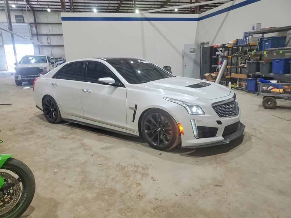 2018 Cadillac Cts-v VIN 1G6A15S69J0112722 COPART salvage auction — NORMAL WEAR, Mi - Certificate Of Title, sold $3,550 on 2026-07-29 (photo 4)