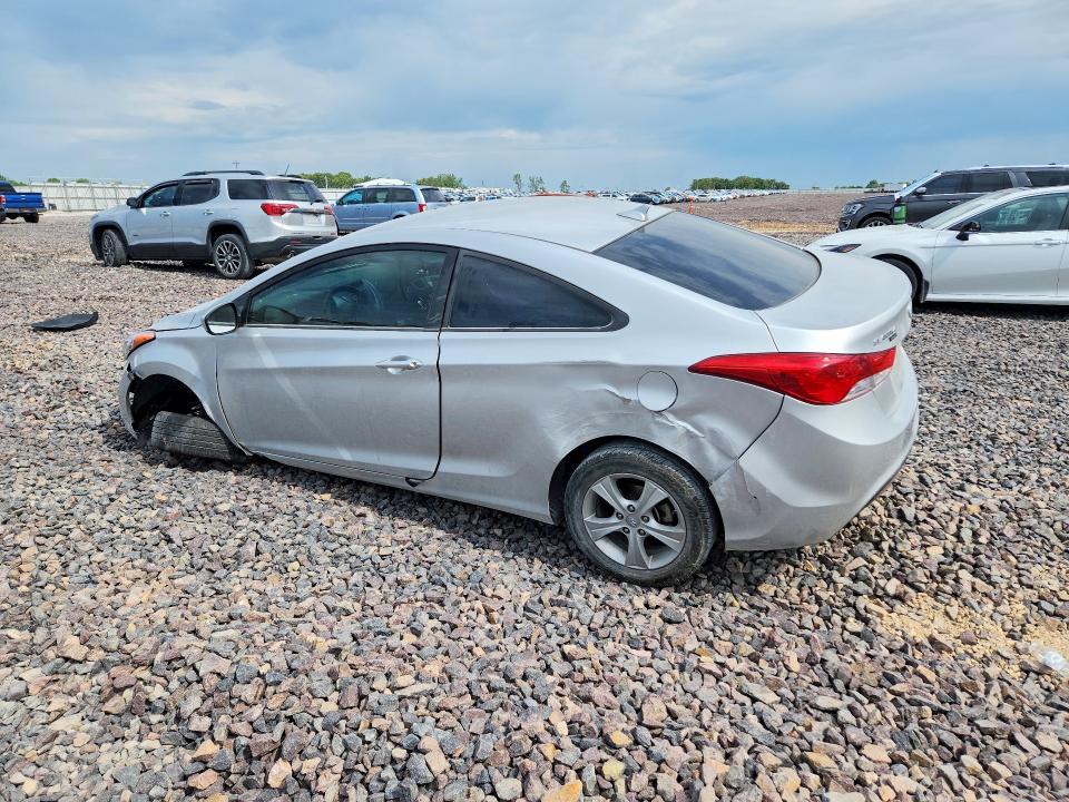 2013 Hyundai Elantra VIN KMHDH6AE4DU007244 COPART salvage auction — FRONT END, MO - SALVAGE CERTIFICATE OF TITLE, sold $925 on 2026-07-08 (photo 2)